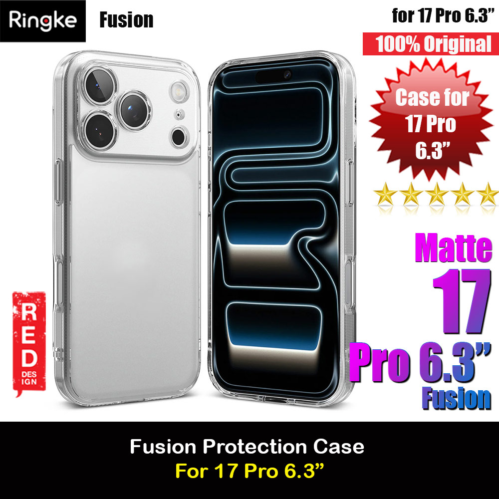 Picture of Apple iPhone 17 Pro 6.3 Case | Ringke Fusion Slim Drop Protection Case for iPhone 17 Pro 6.3 (Matte)