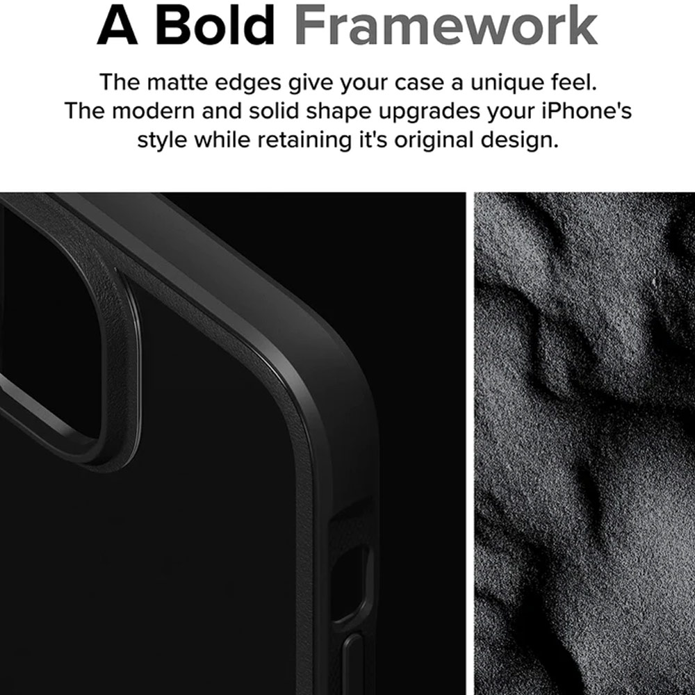Picture of Apple iPhone 15 Plus 6.7 Case | Ringke Fusion Bold Anti Yellow Back Plate Drop Protection Case for Apple iPhone 15 Plus 6.7 (Gray)