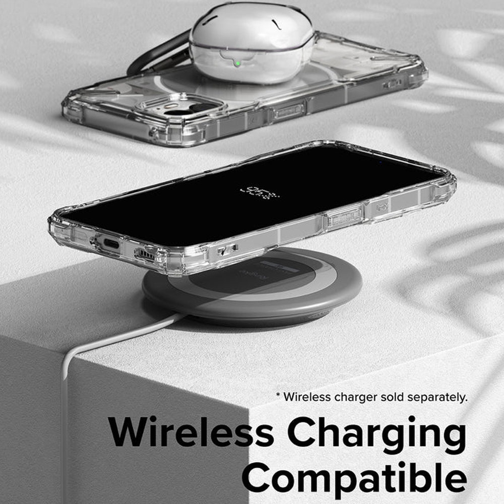 Picture of Nothing Phone 2 Case | Ringke Fusion X High Level Protection Case for Nothing Phone 2 (Smoke Black)