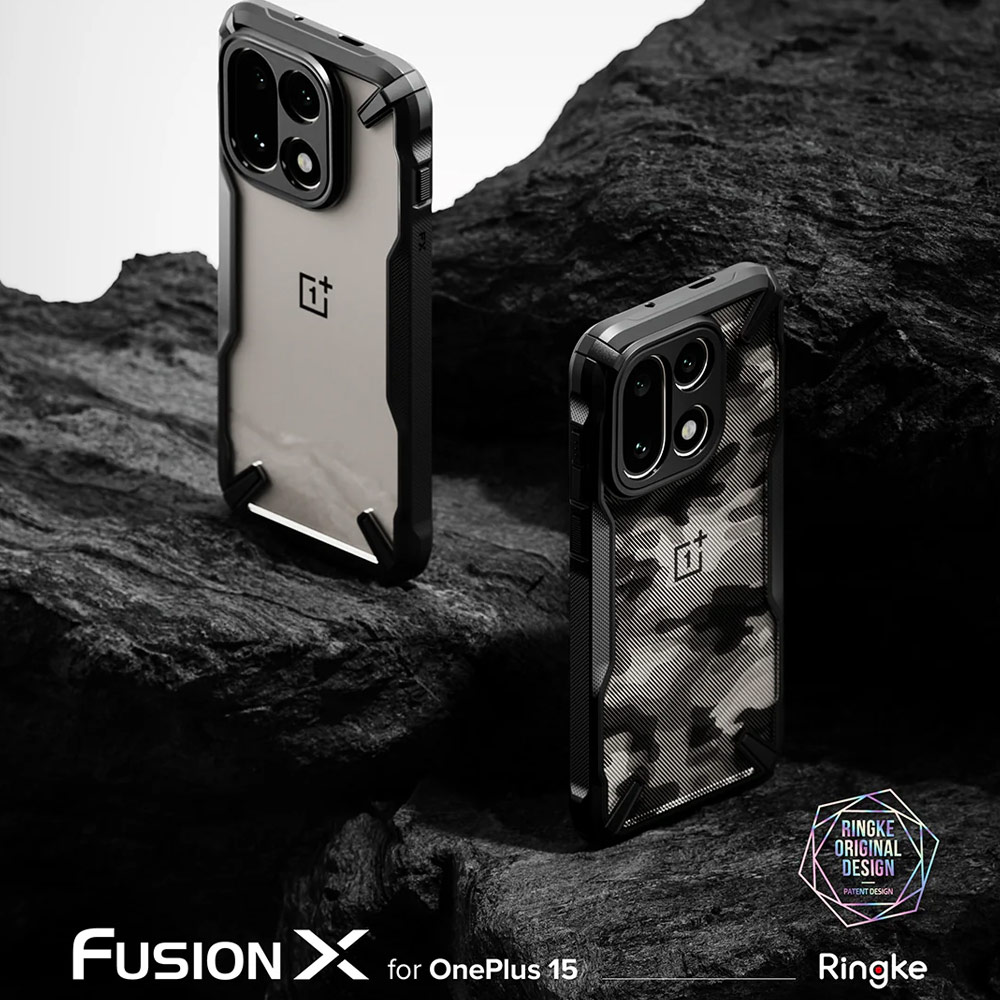 Picture of OnePlus 15 Case | Ringke Fusion X OnePlus 15 Drop Protection Case for OnePlus 15 (Black)