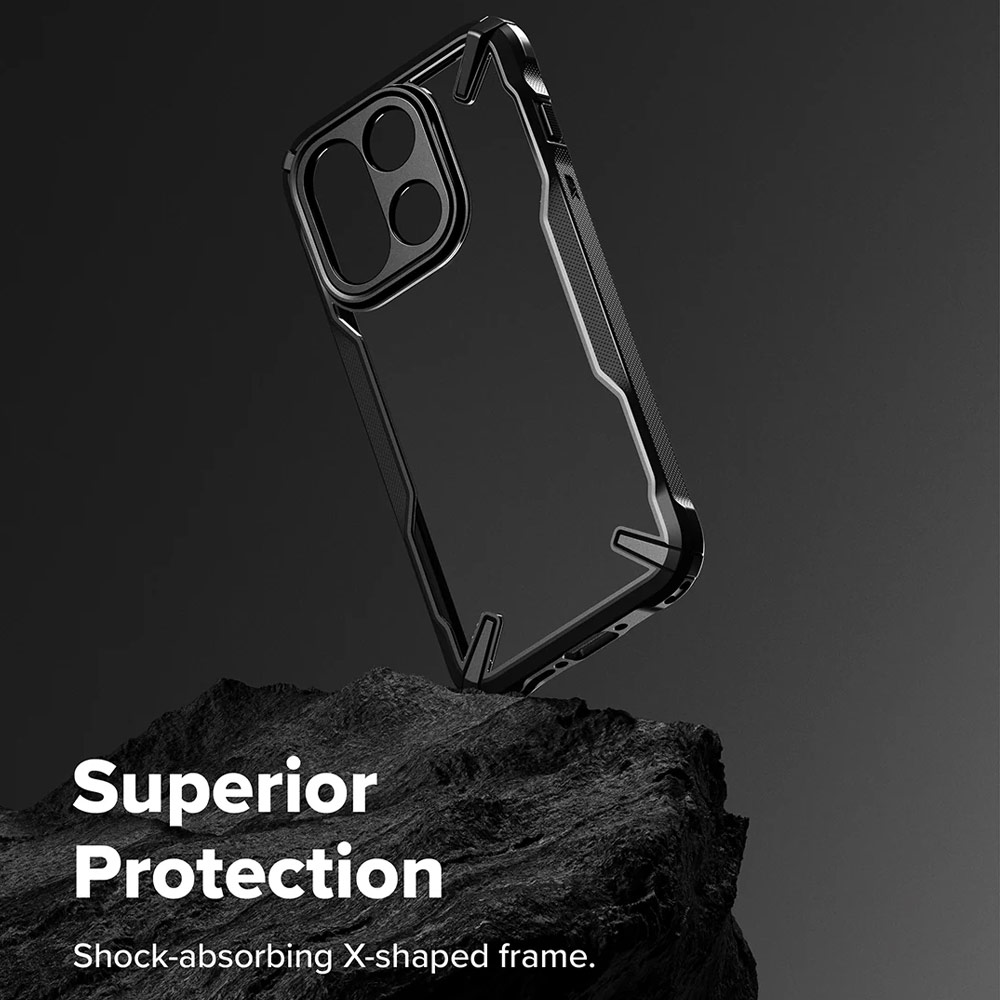 Picture of OnePlus 15 Case | Ringke Fusion X OnePlus 15 Drop Protection Case for OnePlus 15 (Black)