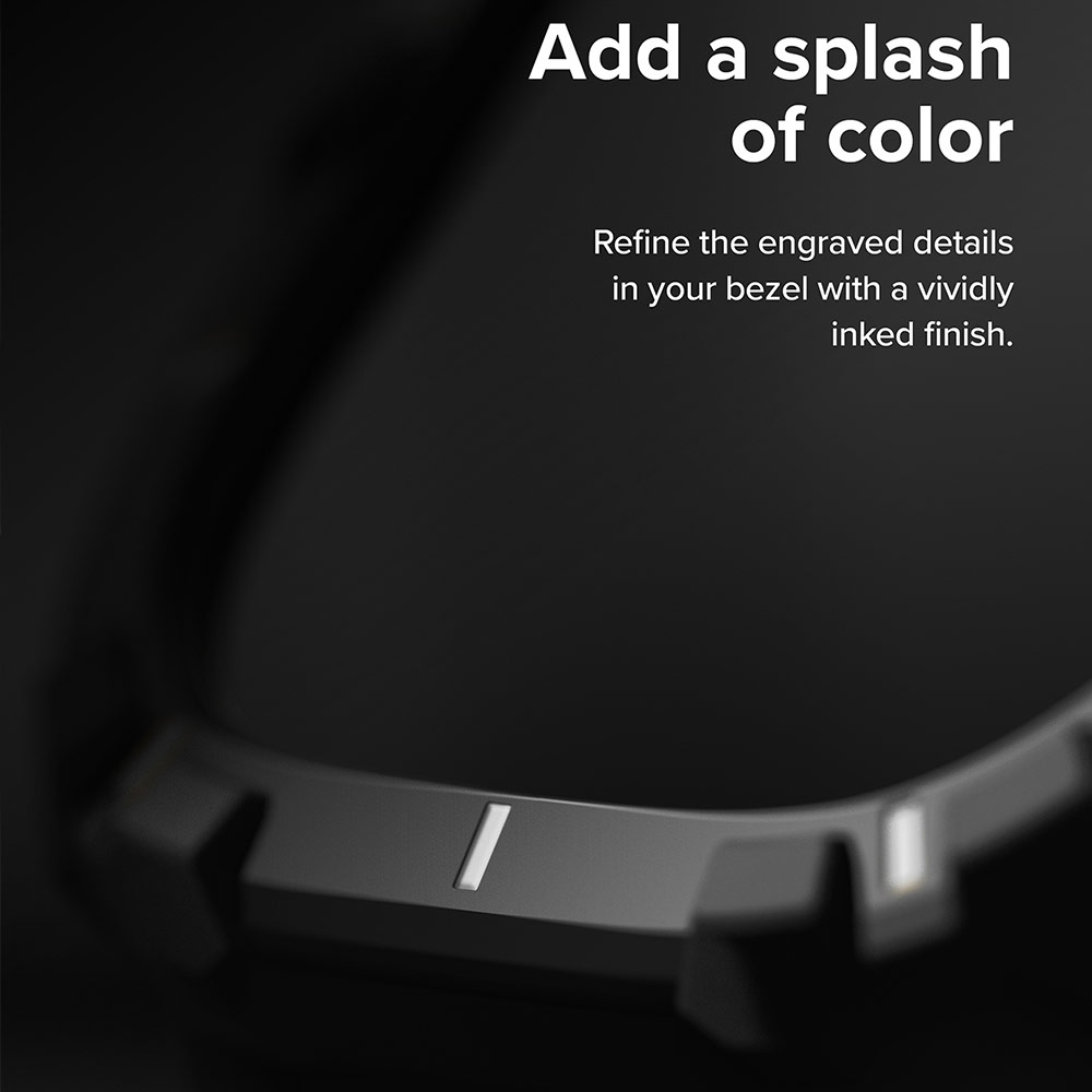Picture of Apple Watch 49mm Ultra 3 Case | Ringke Fusion X Guard Protection Case Strap Band for Apple Watch Ultra 49mm (Black White Index Wired)