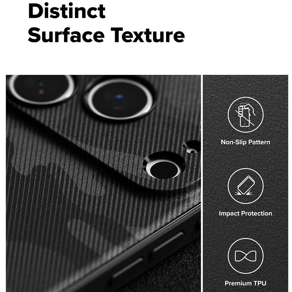 Picture of Apple iPhone 17 Pro Max 6.9 Case | Ringke Onyx Magnetic TPU Anti Finger Print Anti Slip Drop Protection Case for iPhone 17 Pro Max 6.9 (Camo Black)