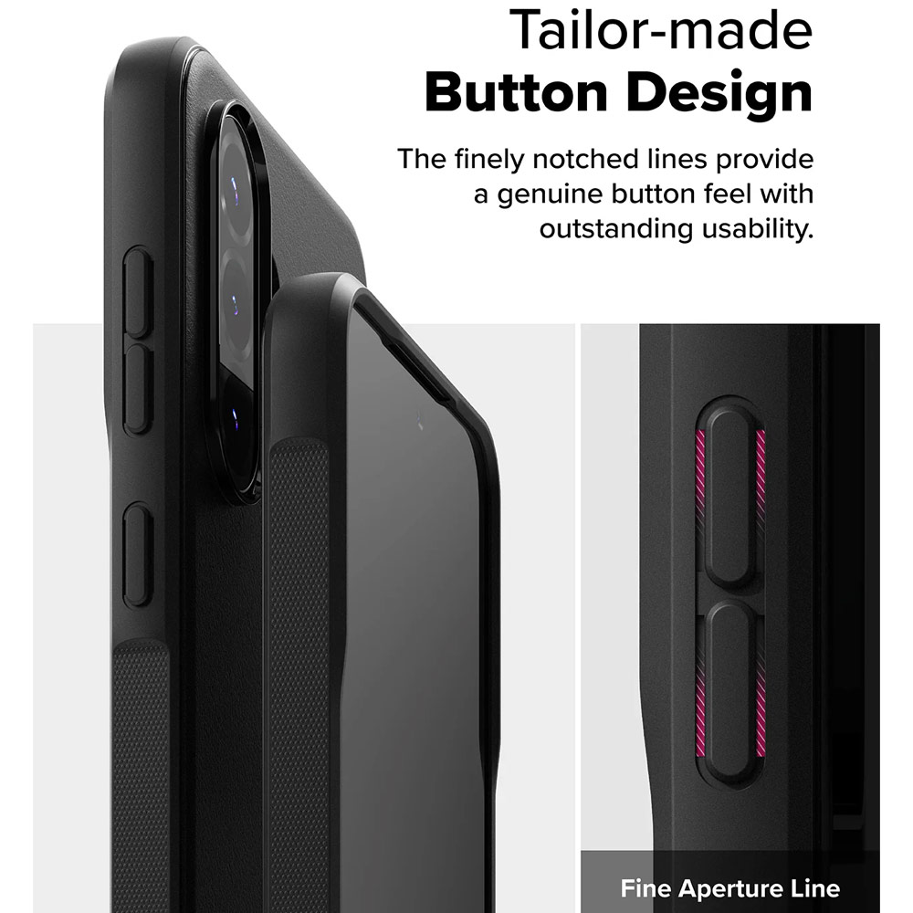 Picture of Samsung Galaxy A36 Case | Ringke Onyx Heavy Duty TPU Drop Protection Case for Samsung Galaxy A36 A56 (Black)