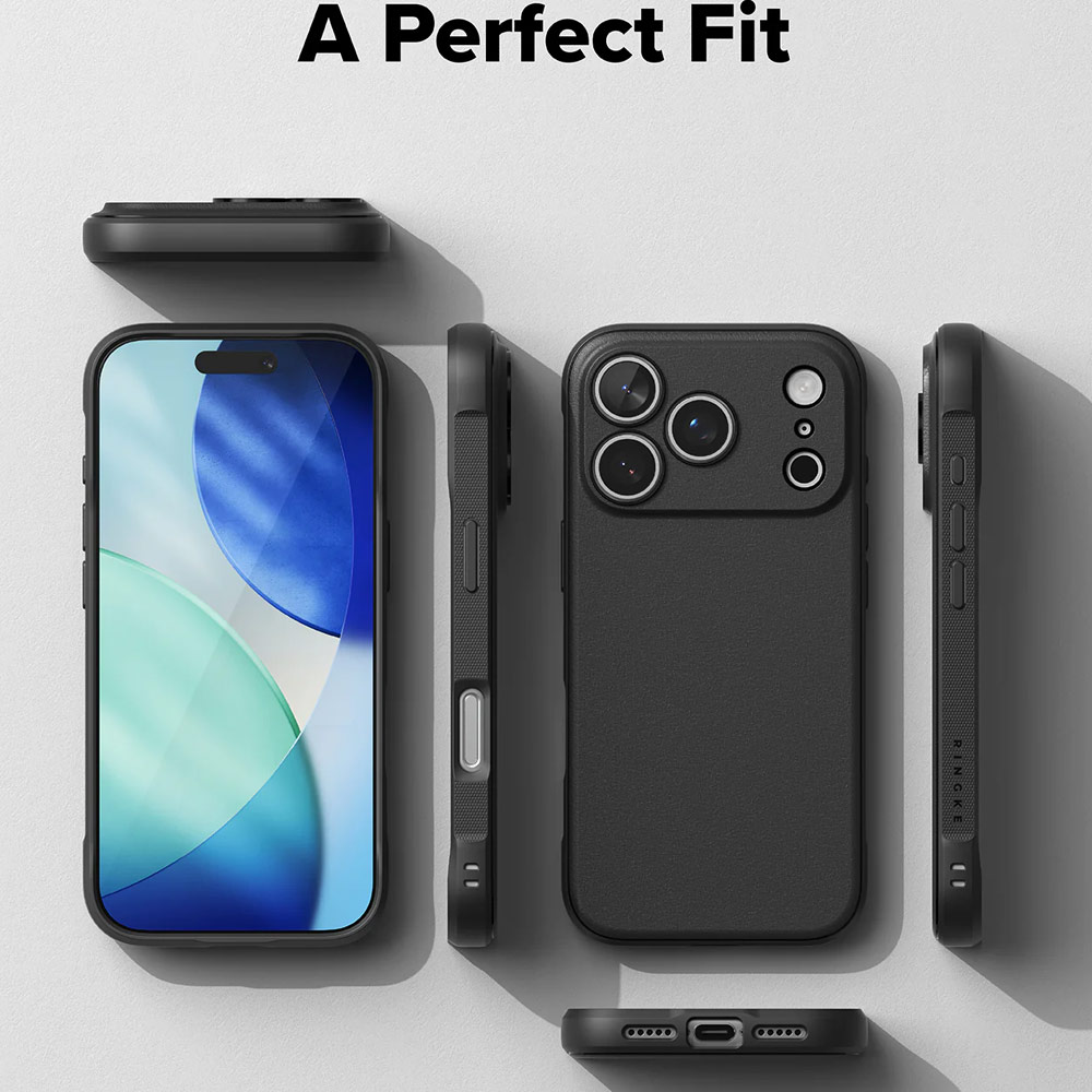 Picture of Apple iPhone 17 Pro 6.3 Case | Ringke Onyx TPU Anti Finger Print Anti Slip Drop Protection Case for iPhone 17 Pro 6.3 (Black)