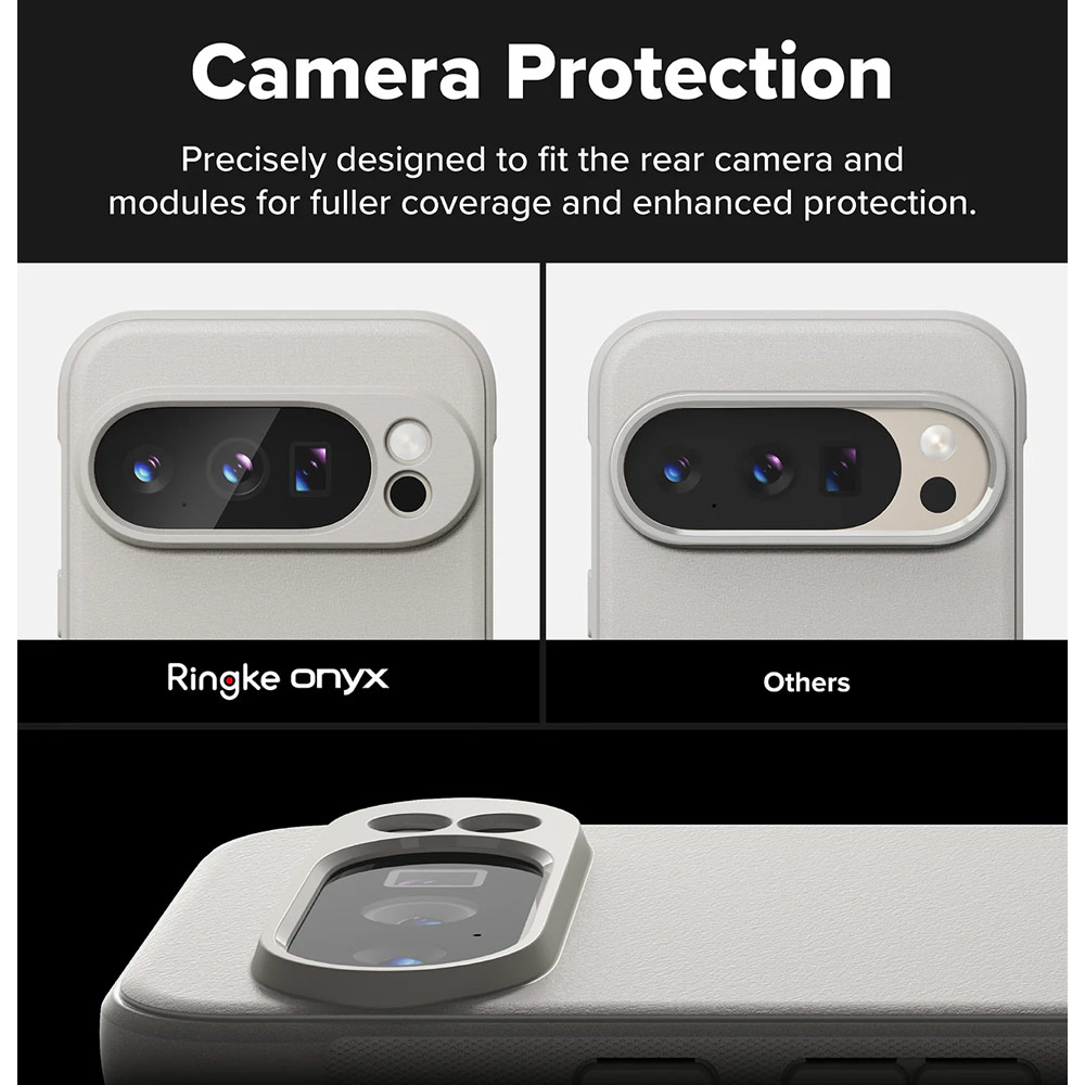 Picture of Google Pixel 10 Pro XL Case | Ringke Onyx Magnetic Slim TPU Protection Case for Google Pixel 10 Pro XL (Warm Gray)