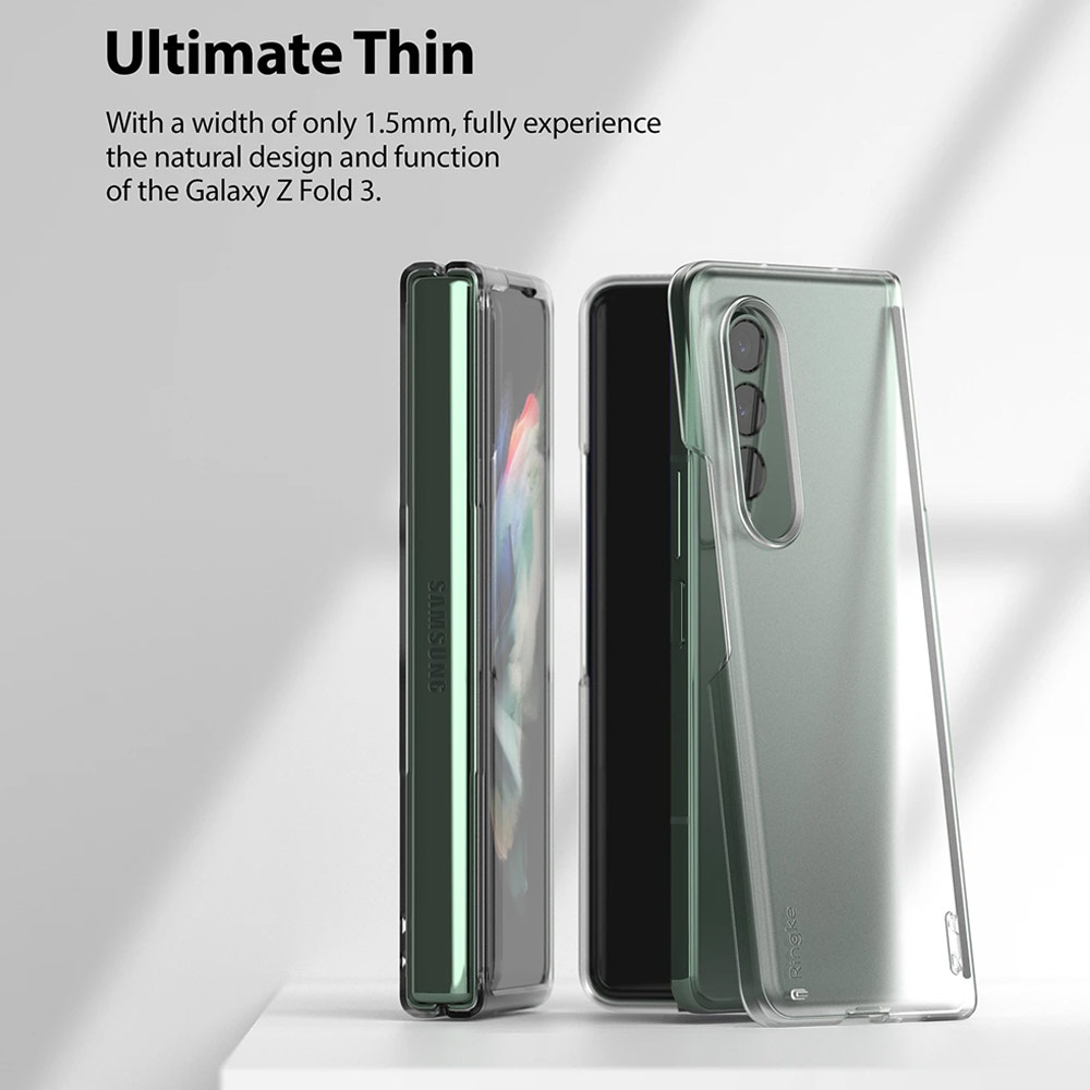 Picture of Samsung Galaxy Z Fold 3 Case | Ringke Slim Protection Clear Case for Samsung Galaxy Z Fold 3 (Clear)