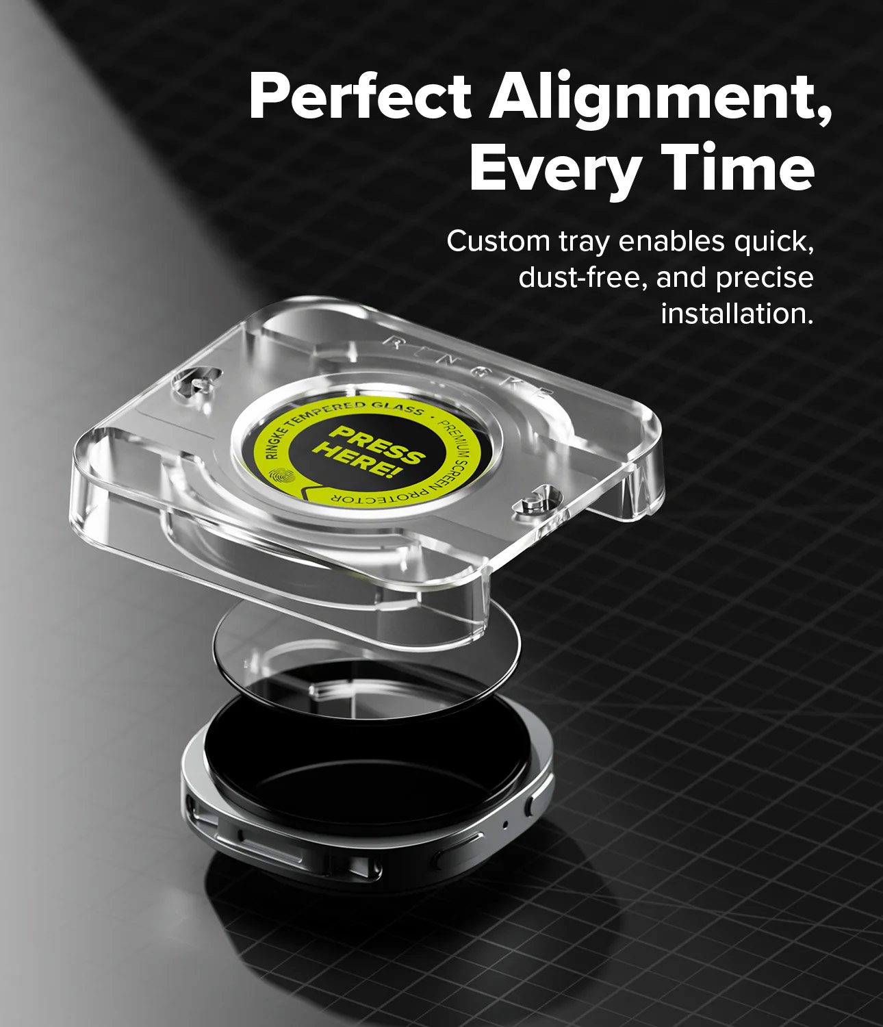 Picture of Samsung Galaxy Watch 8 40mm  | Ringke Tempered Glass Pro for Samsung Galaxy Watch 8 40mm (2pcs)