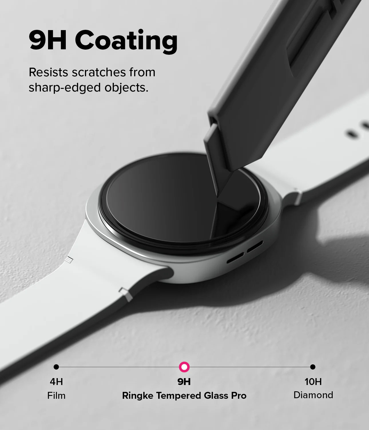 Picture of Samsung Galaxy Watch 8 40mm  | Ringke Tempered Glass Pro for Samsung Galaxy Watch 8 40mm (2pcs)