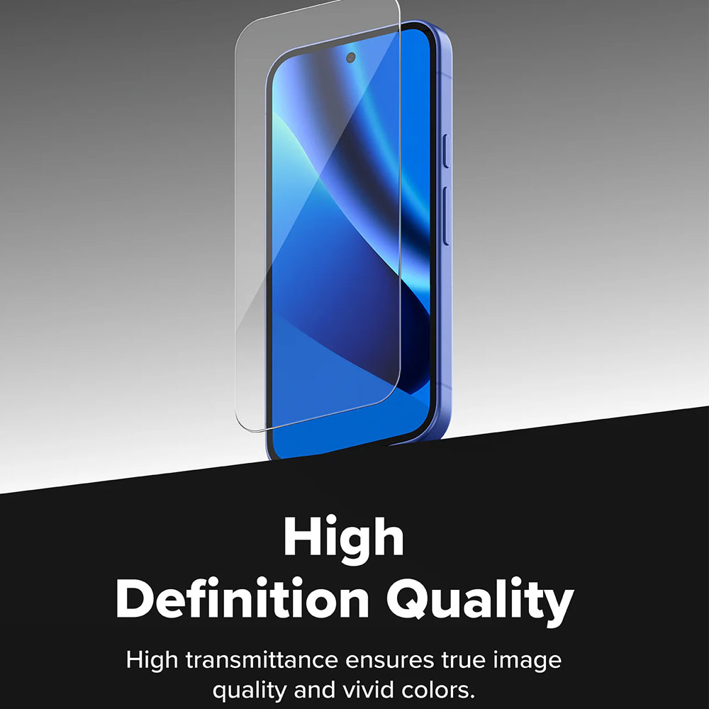 Picture of Google Pixel 10a Screen Protector | Ringke Easy Slide Tempered Glass Screen Protector for Google Pixel 10a (Clear) 2pcs