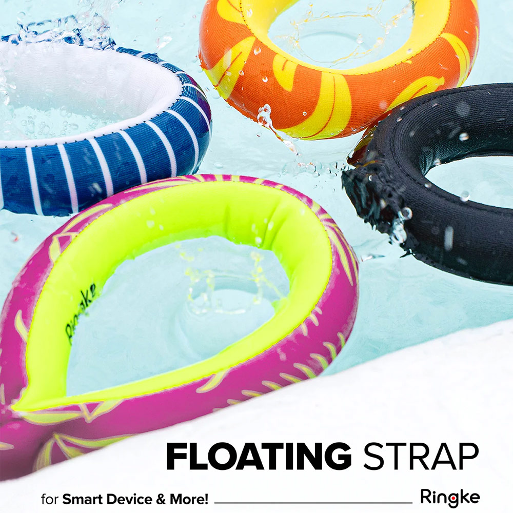 Picture of Ringke Your device will stay floating with our Ringke Floating Strap (Palm Leaves)