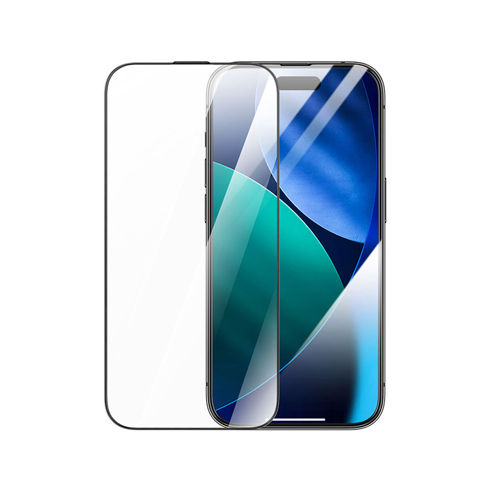 Picture of Apple iPhone 17 6.3  | Rock Clear HD Full Coverage Tempered Glass for iPhone 17 Pro 6.3 17 6.3 (Clear)