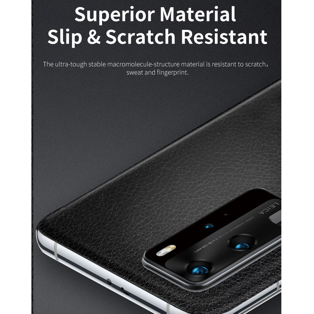 Picture of Apple iPhone 11 6.1  | Rock Space Custom Made for All Phone Model Leather Like Series Back Film Protector Sticker for Any Phone Model (Brown)