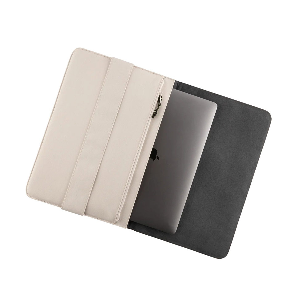 Picture of UAG [U] MOUVE Laptop Tablet Macbok Sleeve and Interior zipper pocket for pens small accessories for Laptop Macbook Tablet up to 16 inches (Marshmallow)