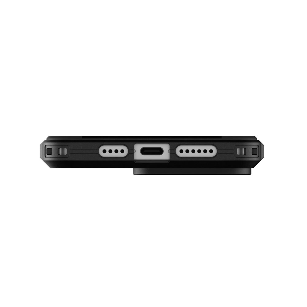 Picture of Apple iPhone 15 Pro Max 6.7 Case | UAG Civilian Magsafe Drop Proof Shock Absorbing Drop Protection Case Case for iPhone 15 Pro Max 6.7 (Black)