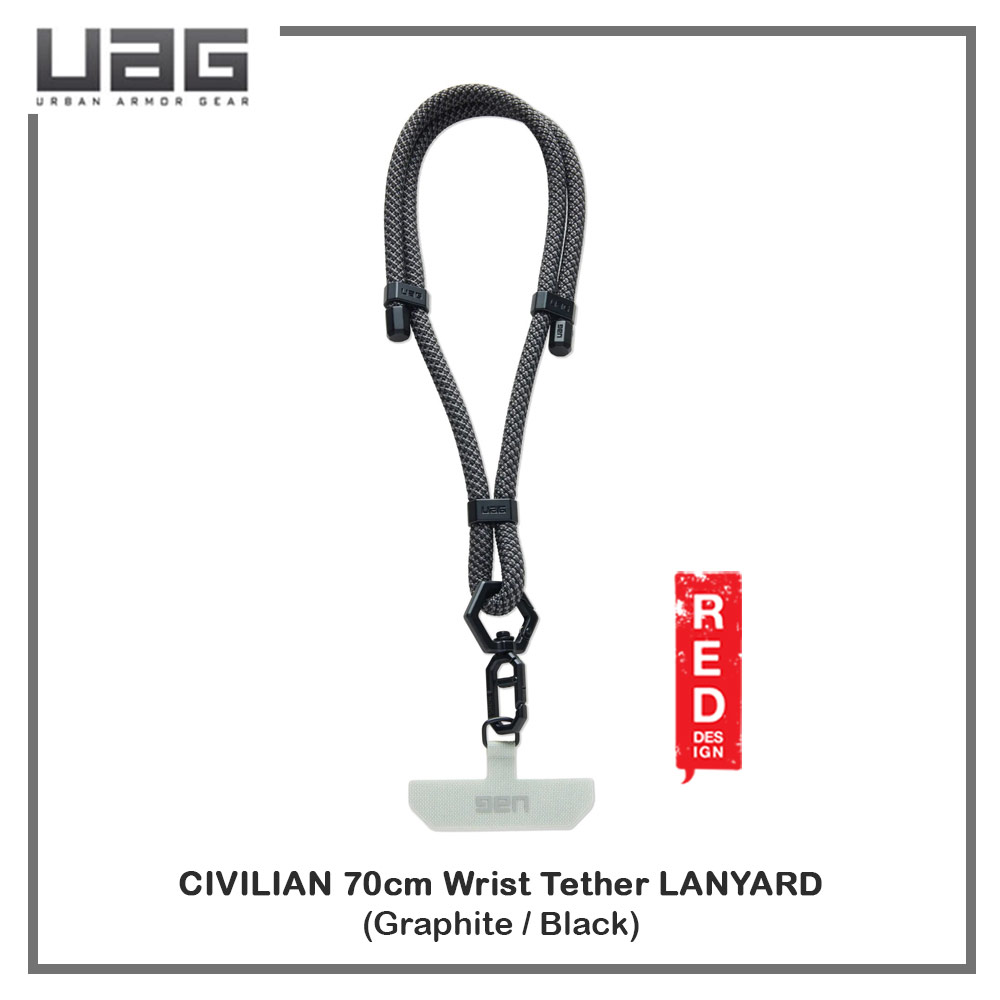 Picture of UAG Civilian Wrist Tether Lanyard Holder Link Strap for Phone case (Graphite Black)