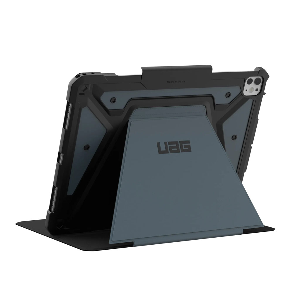 Picture of Apple iPad Pro 13 M4 2024 Case | UAG Metropolis SE Drop Protection Flip Stand Premium Case for iPad Pro 13 M4 2024 7th Gen (Cloud Blue)