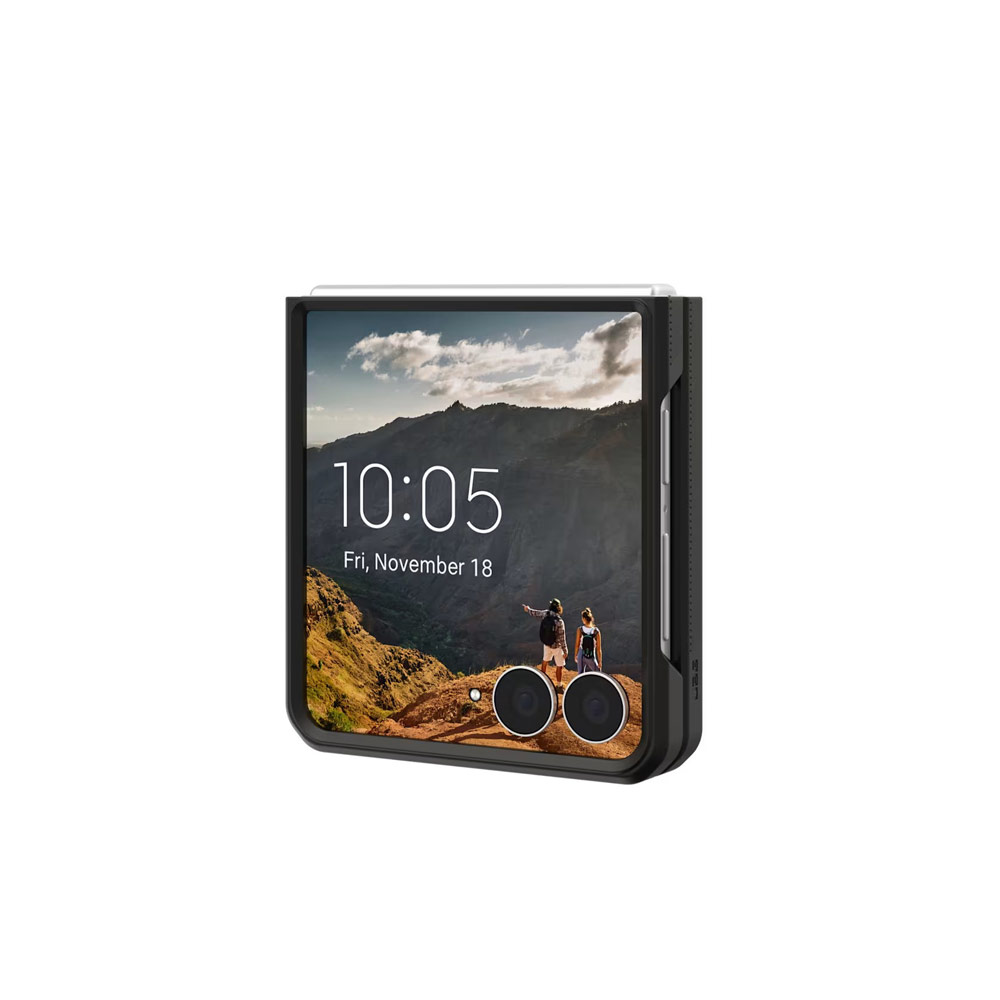 Picture of Samsung Galaxy Z Flip 8 Case | UAG Galaxy Z Flip 8 Case Mouve Slim Lightwight Protection Magnetic Case Cover Casing with Camera Protection Bezel Design (Ice)