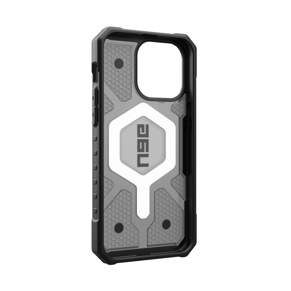 Picture of Apple iPhone 15 Pro 6.1 Case | UAG Pathfinder Magsafe Compatible Drop Proof Transparent Clear Case for iPhone 15 Pro 6.1 (Ash)