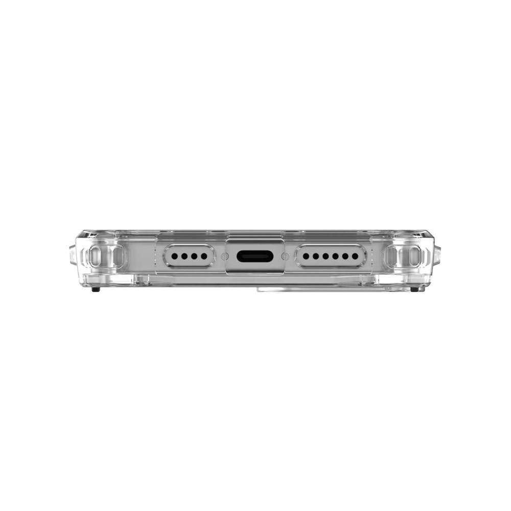 Picture of Apple iPhone 15 Plus 6.7 Case | UAG Plyo Magsafe Compatible Drop Proof Shock Impact Resistant Transparent Clear Case for iPhone 15 Plus 6.7 (Ice Silver)