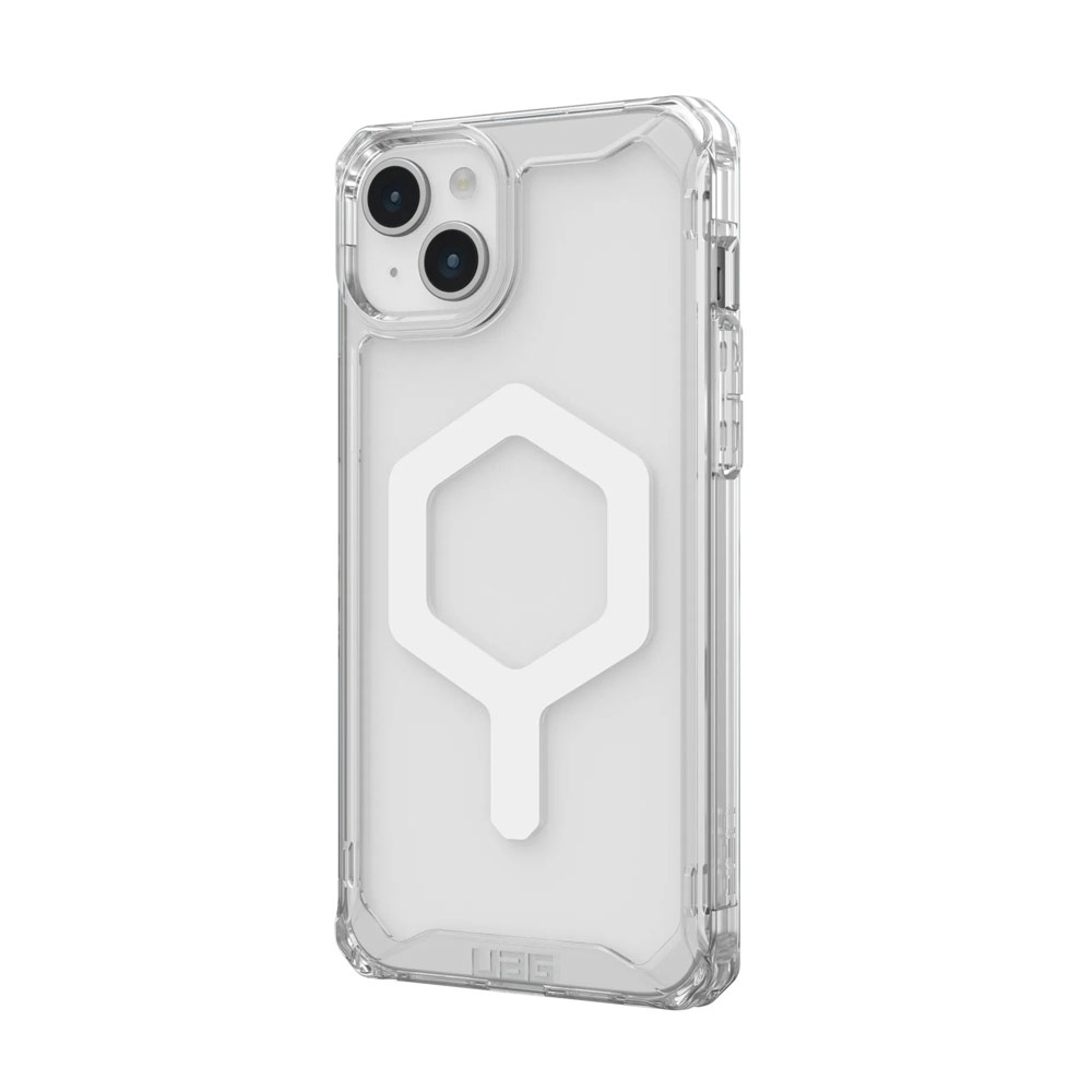 Picture of Apple iPhone 15 Plus 6.7 Case | UAG Plyo Magsafe Compatible Drop Proof Shock Impact Resistant Transparent Clear Case for iPhone 15 Plus 6.7 (Ice White)