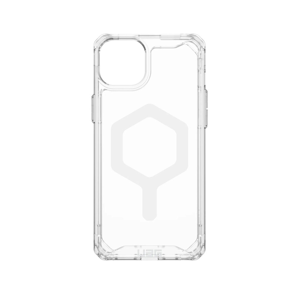 Picture of Apple iPhone 15 Plus 6.7 Case | UAG Plyo Magsafe Compatible Drop Proof Shock Impact Resistant Transparent Clear Case for iPhone 15 Plus 6.7 (Ice White)