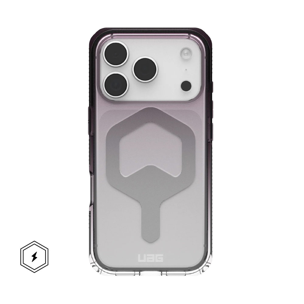 Picture of Apple iPhone 17 Pro 6.3 Case | UAG Plyo Magsafe Compatible Drop Proof Clear Case for iPhone 17 Pro 6.3 (Black Clear Ombre)