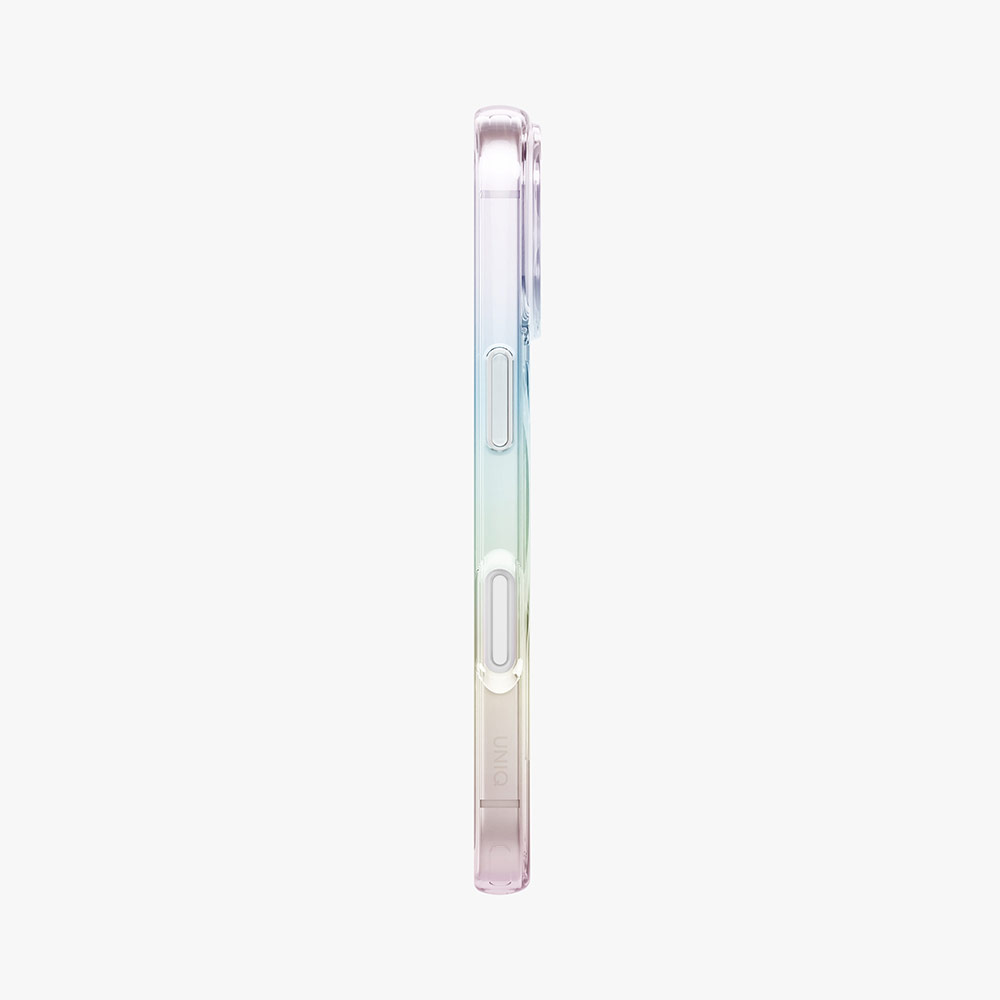 Picture of Apple iPhone 17 6.3 Case | Uniq Iridescia Magclick Protection Holography Case for iPhone 17 6.3 (Holo Quartz)