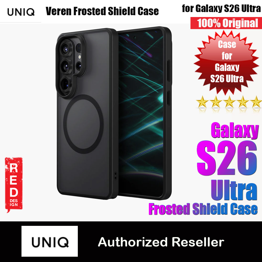 Picture of Uniq Hybrid Veren with MagClick Charging Matte Frosted Case for Samsung Galaxy S26 Ultra (Smoky Frost) Samsung Galaxy S26 Ultra- Samsung Galaxy S26 Ultra Cases, Samsung Galaxy S26 Ultra Covers, iPad Cases and a wide selection of Samsung Galaxy S26 Ultra Accessories in Malaysia, Sabah, Sarawak and Singapore 