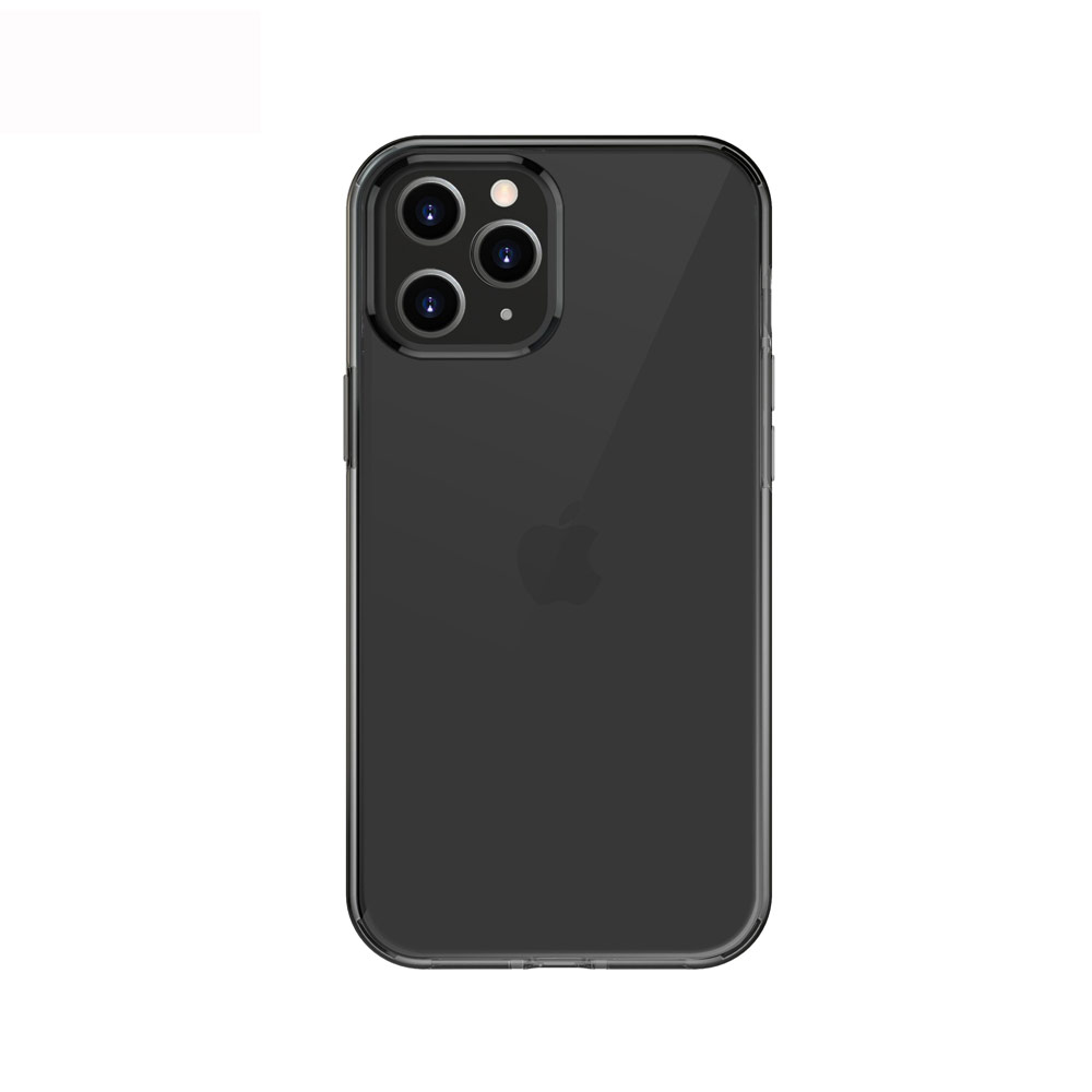Picture of Apple iPhone 12 6.1 Case | Uniq Clarion Ultra Tough Clear Drop Protection Case Raised Lens Bezel Protection Case for iPhone 12 iPhone 12 Pro 6.1 (Smoke)