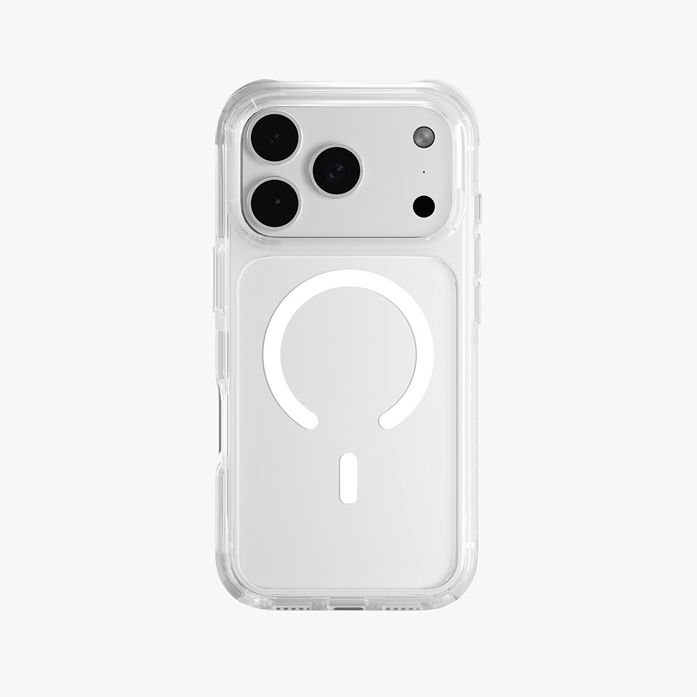 Picture of Apple iPhone 17 Pro 6.3 Case | Uniq Combat Triple-Layered Magclick Protective Case for iPhone 17 Pro 6.3 (Blanc White)