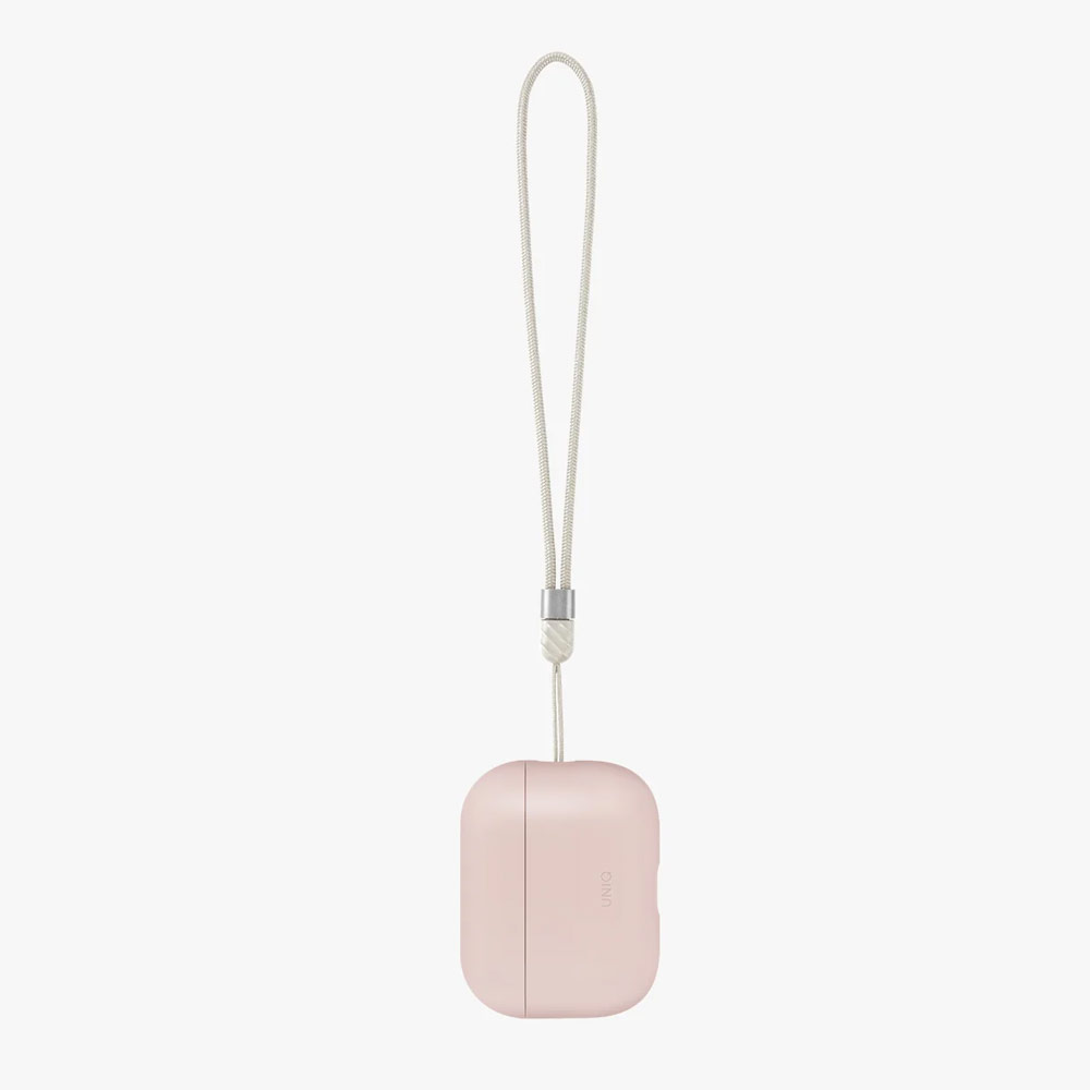 Picture of Apple Airpods Pro 3 Case | Uniq Lino Hybrid Silicone Case for Airpods Pro 3 3rd Gen 2025 (Pink)