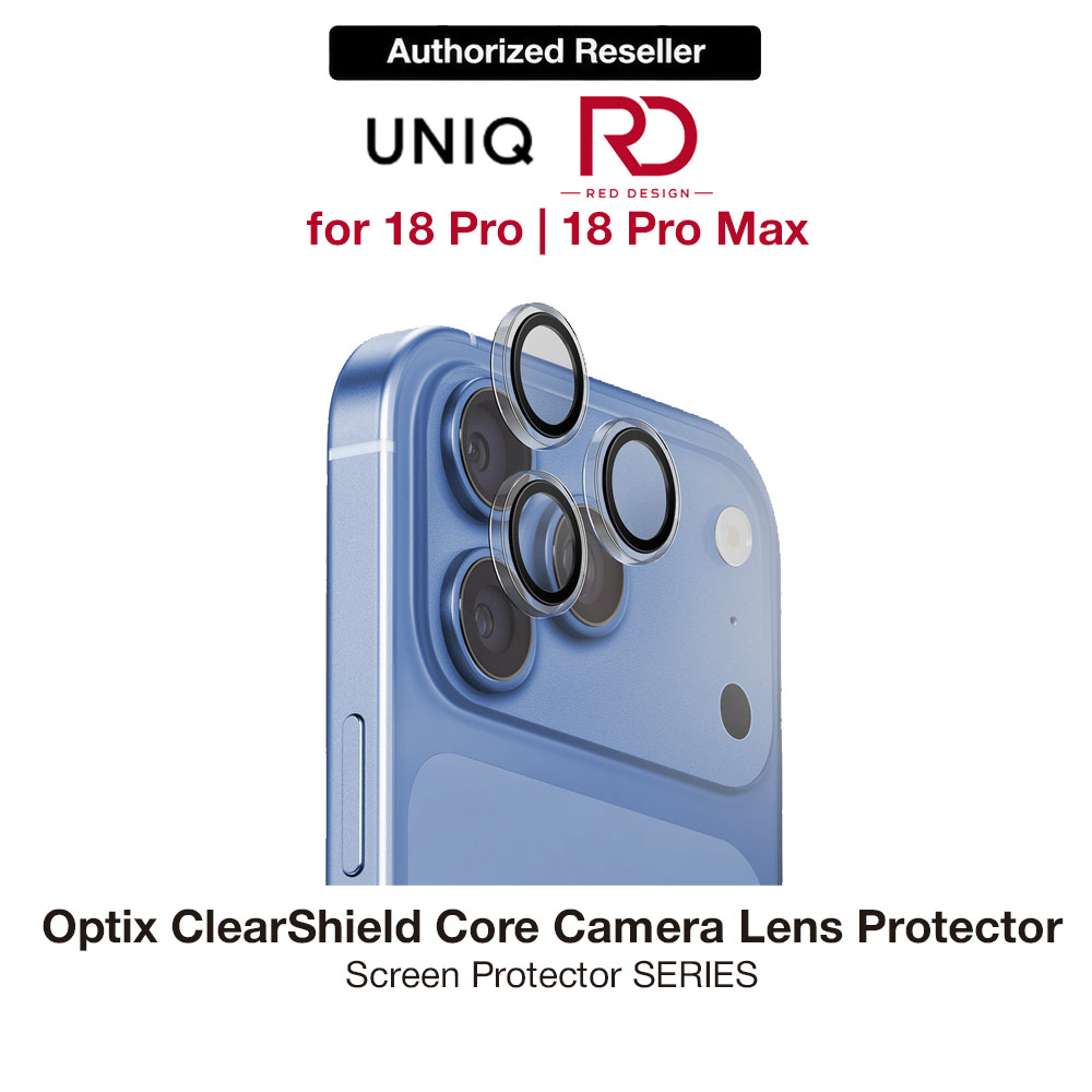 Picture of Uniq Optix ClearShield Core Full Lens Coverage HD Clarity Camera Lens Protector for iPhone 18 Pro iPhone 18 Pro Max - Clear Apple iPhone 18 Pro- Apple iPhone 18 Pro Cases, Apple iPhone 18 Pro Covers, iPad Cases and a wide selection of Apple iPhone 18 Pro Accessories in Malaysia, Sabah, Sarawak and Singapore 