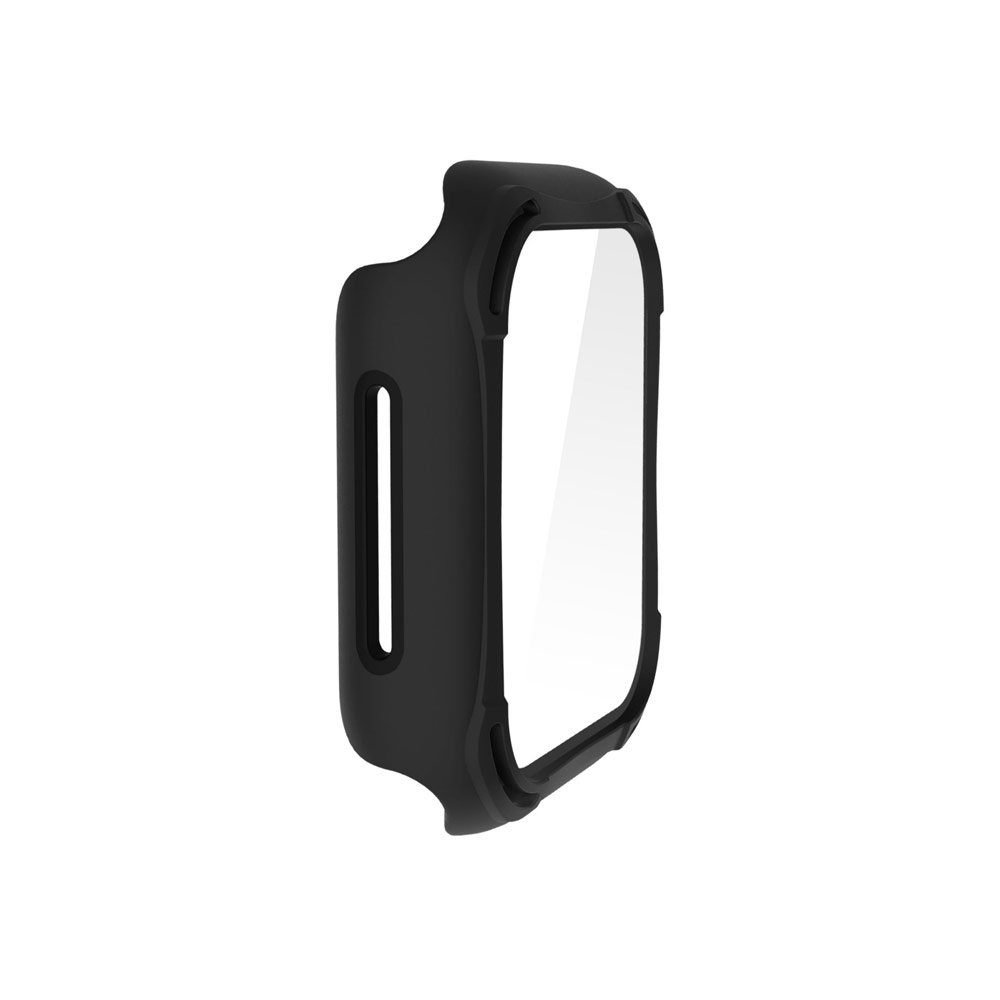 Picture of Apple Watch 44mm Case | Uniq Torres Ultra Tough Hybrid Series Case with High Sensitivity Touch 9H Tempered Glass for Apple Watch 44mm (Black)