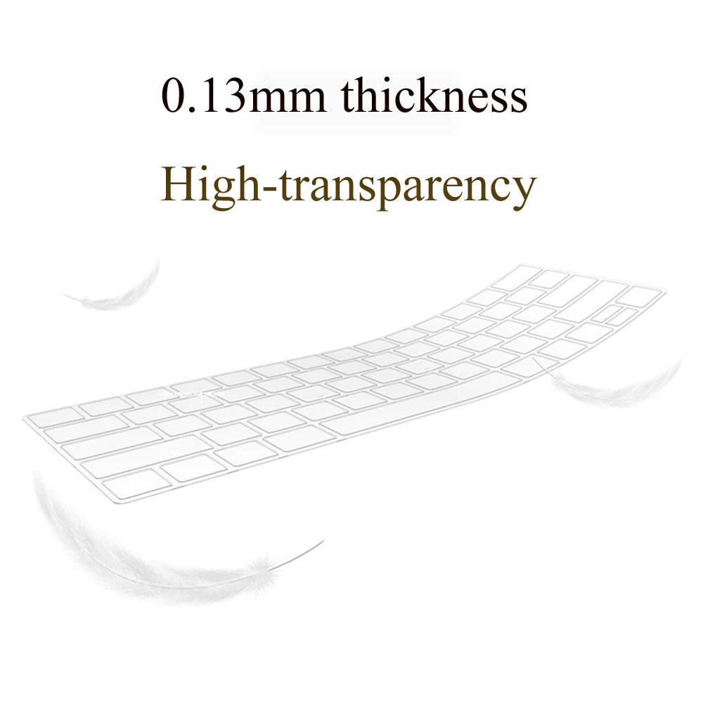 Picture of WIWU High Transparency Ultra Thin Keyboard Cover Protector for Macbook Air 13" 2018 A1932 Macbook Pro 13" Retina 2012 A1425 2015 A1502 Macbook Pro 15.4" Retina 2013 A1398