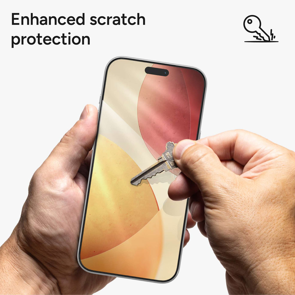 Picture of Apple iPhone 17 Pro 6.3 Screen Protector | Zagg Glass Plus Edge Tempered Glass Screen Protector with Easy Installation Tray for iPhone 17 Pro 6.3 (Clear)